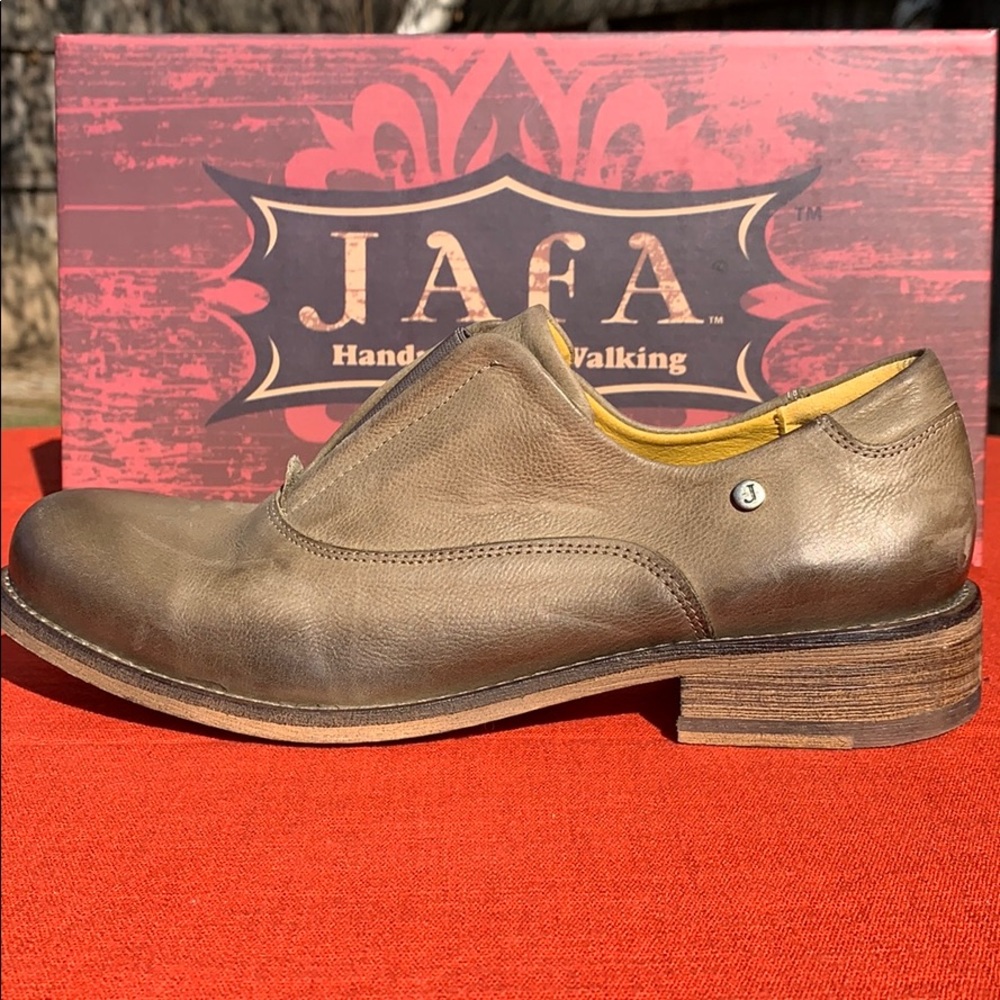 Jafa 206 Fawn Oxfords Flats Size 38